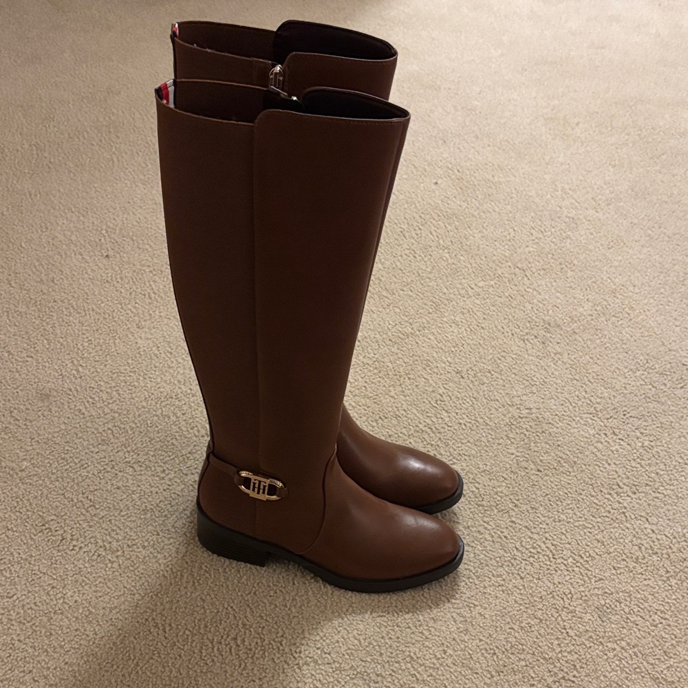 Tommy Hilfiger Brown Over the Knee Boots